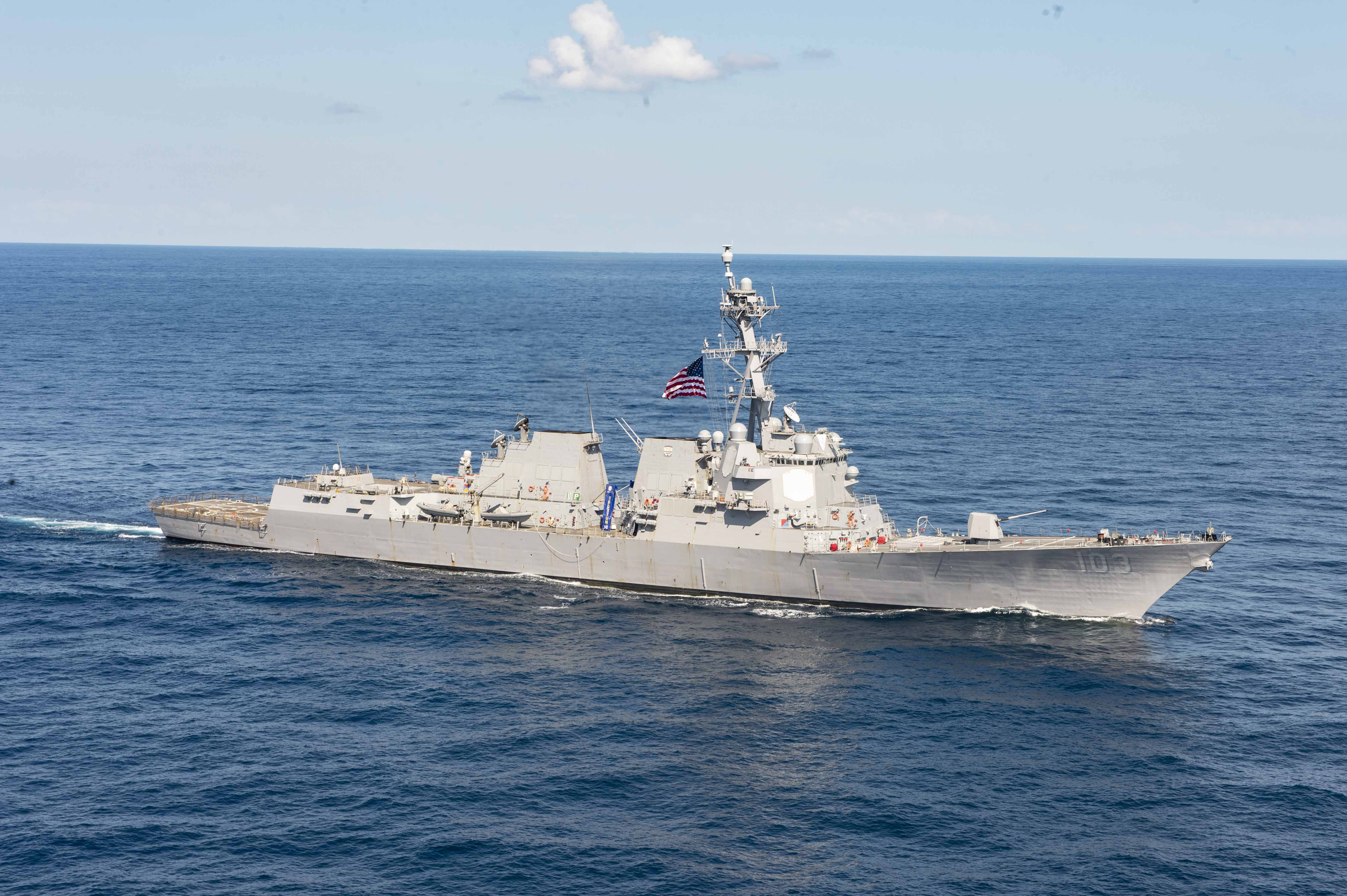 USS TRUXTUN DDG 103 3 X 9 Decal U S Navy USN Military B01 